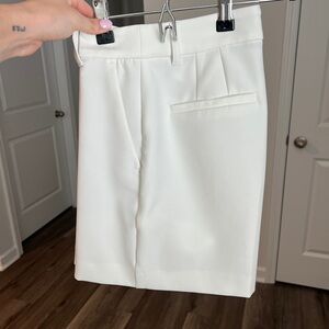 Express High Waist Women Shorts - White 0